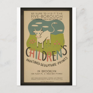  WPA-Poster - Retro naar 1941 Briefkaart