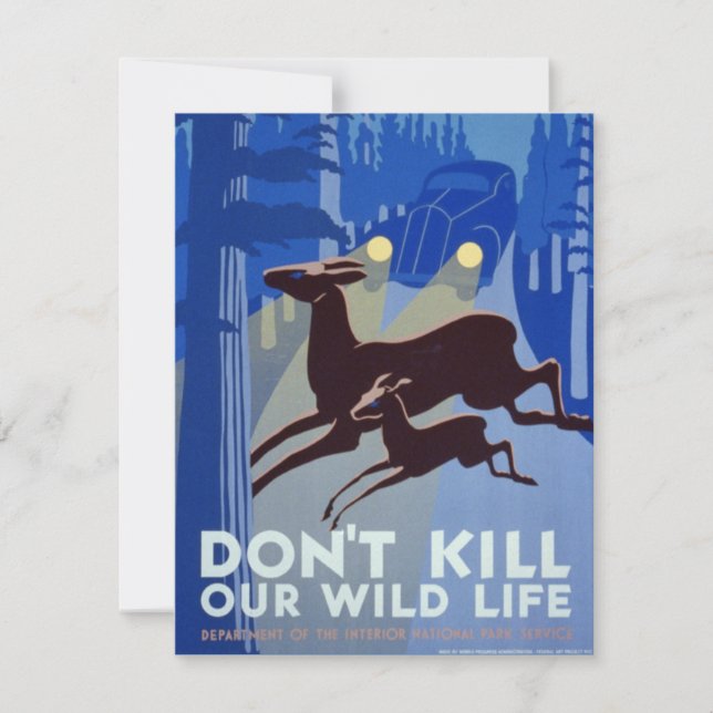  WPA | Poster ter bescherming van het wild (Voorkant)