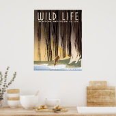 WPA-Poster voor nationale parken Poster (Keuken)