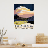 WPA-Poster voor reizen Poster (Keuken)