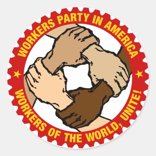 WPA-Sticker Ronde Sticker (Voorkant)