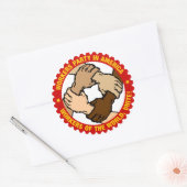 WPA-Sticker Ronde Sticker (Envelop)