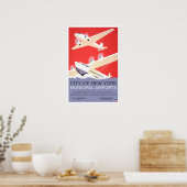 WPA van de luchthaven van New York Poster (Keuken)