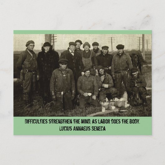 WPA Winter Work Crew Briefkaart (Voorkant)