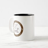 WPCoffeeTalk Mug (logo des deux côtés) (Devant gauche)