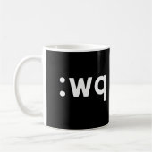 WQ - Grappig codeerontwerp dat laat zien hoe u Exi Koffiemok (Links)