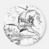 WQ MAGNEET 3" : Magische Vliegende Zwanenboot (Voorkant)