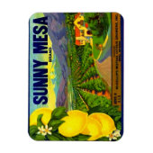 WQ MAGNEET: Sunny Mesa  Label Magneet (Verticaal)