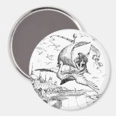 WQ MAGNET 3" : Bateau à cygne magique (Recto/Verso)