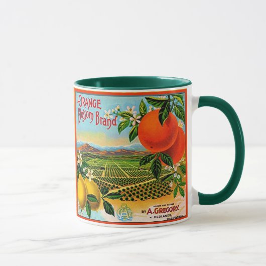 WQ MOK CUP : Oranje Blossom-label (Rechts)