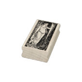 WQ RUBBER STAMP: Prinses bij het raam Rubberstempel (Stempel)