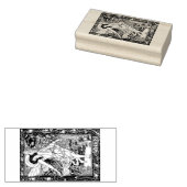 WQ RUBBER STEMPEL: Fairy Maiden Summer Rubberstempel (Gestempeld)