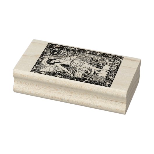 WQ RUBBER STEMPEL: Fairy Maiden Summer Rubberstempel (Stempel)