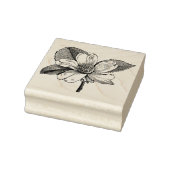WQ RUBBER STEMPEL:  Hondenhout Bloem Rubberstempel (Stempel)