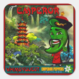 WQ STICKER LG: Emperor Pepper Crate Label