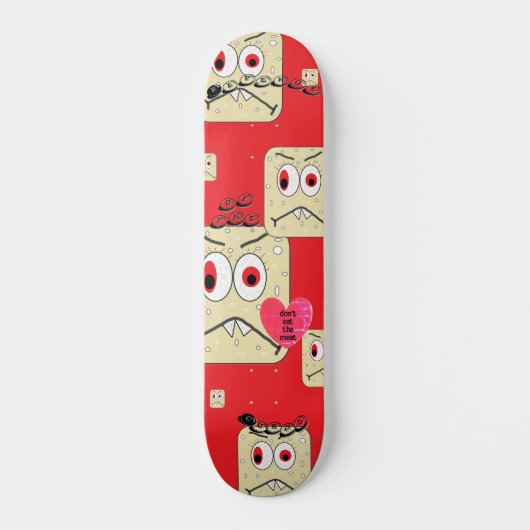 Wraak van de wrongel skateboard (Voorkant)