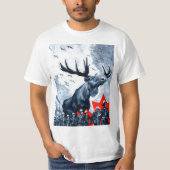 wraakzuchtige canadese eland overlord t t-shirt (Voorkant)