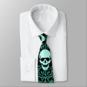 Wraithe  Gothic Reaper Skulls Gentleman's Stropdas (Gebonden)