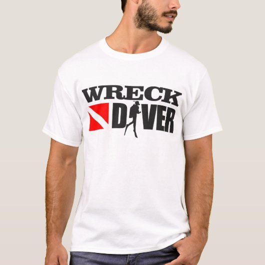 Wrak Diver 2 Kleding T-shirt (Voorkant)