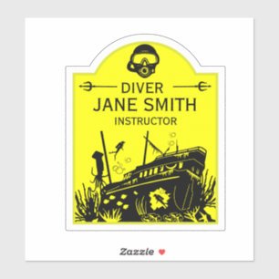Wrak Zee duikers Sticker