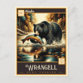 Wrangell, Alaska | Carte postale Vintage (Devant)