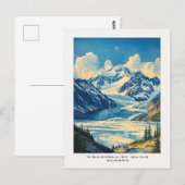 Wrangell-St. Carte postale de voyage du parc natio (Devant / Derrière)