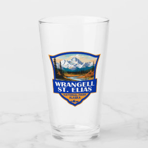 Wrangell St. Elias Nationaal Park Illustratie Kuns Glas