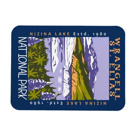 Wrangell St Elias National Park Magneet (Horizontaal)