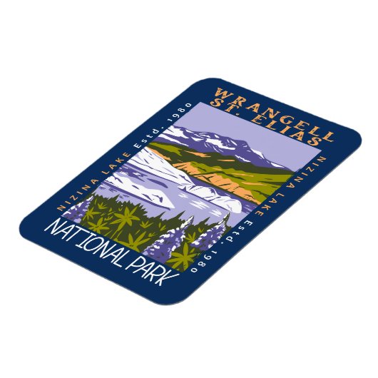Wrangell St Elias National Park Magneet (Linkerzijde)