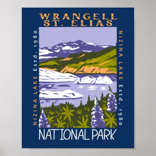 Wrangell St Elias National Park Poster