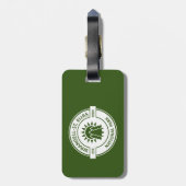 Wrangell-St. Elias National Park Sun Trees Bagagelabel (Achterkant verticaal)