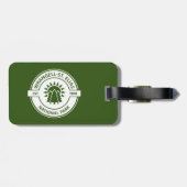 Wrangell-St. Elias National Park Sun Trees Bagagelabel (Achterkant horizontaal)