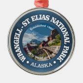 Wrangell-St Elias (NP2) Metalen Ornament (Voorkant)