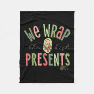 Wrap de beste Cadeaus Nicu Nurse Christmas Neonat Fleece Deken