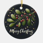 Wrap jezelf in liefde Kerstmis Keramisch Ornament (Voorkant)