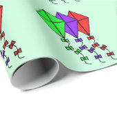 Wraping Paper Kites Cadeaupapier (Rol Hoek)