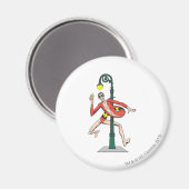 Wraplamp met plastic Man Magneet (Voorkant / Achterkant)