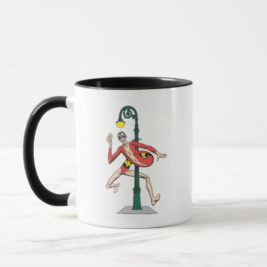 Wraplamp met plastic Man Mok (Links)