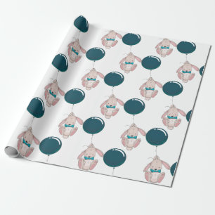 Wrappapier voor ballonBaby showers Cadeaupapier