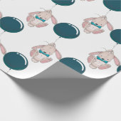 Wrappapier voor ballonBaby showers Cadeaupapier (Hoek)