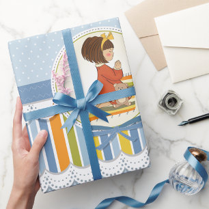 Wrappapier voor kleine meisjes cadeaupapier