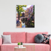 Wrapped canvas - Amsterdam Afdruk (Insitu (Woonkamer))