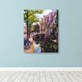Wrapped canvas - Amsterdam Afdruk (Insitu (Houten vloer))