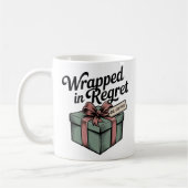 Wrapped in Regret | Christmas Emotional Humor Koffiemok (Links)