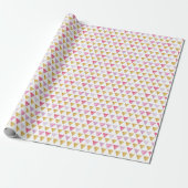 Wrapping Paper 76,2 cm x 1,8 m - Triangles Cadeaupapier (Uitgerold)