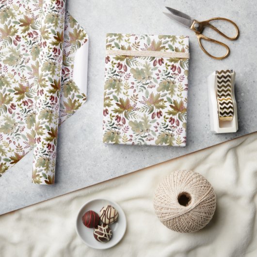 Wrapping Paper 76,2 cm x 1,8 m - Winter Pattern Cadeaupapier (Crafts)