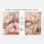 Wrapping Paper A3 Floral Designs Decoupage Paper (Voorkant 3)