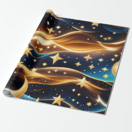 Wrapping Paper - Amber Celestial Moon Cadeaupapier