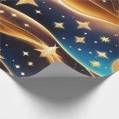 Wrapping Paper - Amber Celestial Moon Cadeaupapier (Hoek)