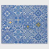 Wrapping Paper Azulejo ( Cadeaupapier (Vlak)
